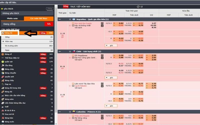 Sảnh BTI Sports: Sự Kết Hợp Của Đẳng Cấp Và Chuyên Nghiệp 2 Hệ thống cược linh hoạt